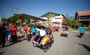 Pemkot Madiun Percantik Ratusan Becak untuk Dukung Program Wisata