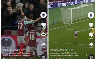 Viral West Ham United Pakai Latar Lagu Ampun Bang Jago, TikTokers Heboh