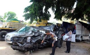 Toyota Fortuner Terguling di Tol Sragen, Wakil Ketua DPRD Pekalongan Meninggal Dunia