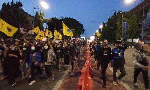 Tolak UU Cipta Kerja, Mahasiswa Pilih Demo Di Balai Kota Solo Ketimbang DPRD, Ini Alasannya