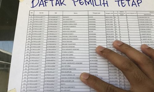 Timnas AMIN Temukan 502.000 Pemilih Fiktif, KPU Jateng: Datanya Tidak Lengkap