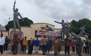 Monumen Juang 45 Klaten Jadi Tempat Deklarasi Menolak Demo Anarkistis