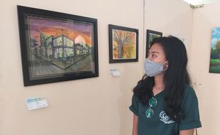 Pameran Lukisan di Monumen Juang 45 Klaten Ramai, Perupa Muda dan Kawula Muda Antusias