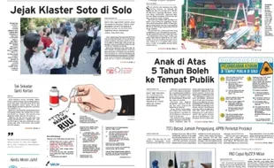 Solopos Hari Ini: Jejak Klaster Soto di Solo