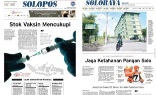 Solopos Hari Ini: Stok Vaksin Mencukupi