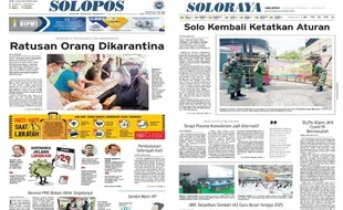 Solopos Hari Ini: Ratusan Orang Dikarantina