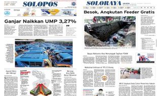 Solopos Hari Ini: Ganjar Naikkan UMP 3,27%