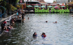 Berenang Tanpa Khawatir Covid-19 Berlebihan di Umbul Ponggok