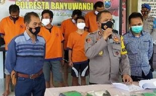 Polisi Tangkap 12 Pengedar Narkoba di Banyuwangi