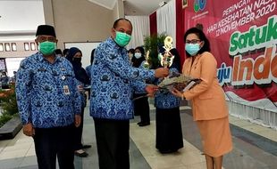 HKN 2020, Dinas Kesehatan Klaten Upacara Virtual Dipimpin Menkes