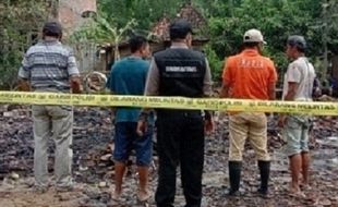 Kasihan! Ditinggal ke Sawah, Rumah di Grobogan Ludes Terbakar