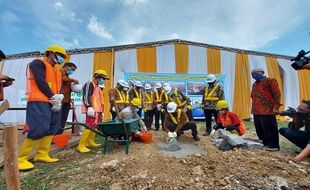 Proyek Masjid Agung Karanganyar Dimulai, Bupati Minta Pekerja Jaga Wudu