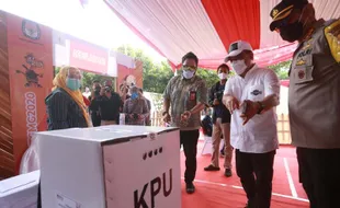 KPU Kota Semarang Gelar Simulasi Pencoblosan Pilkada 2020, Ada Yang Pingsan