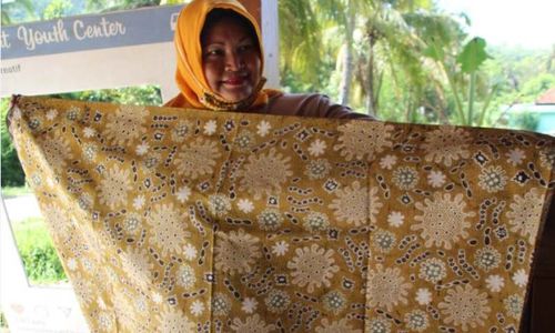 Kelompok Batik Kebon Indah Klaten Mencoba Bangkit Lewat Batik Corona