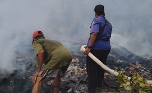 Gegara Api Tungku, Rumah Nenek-Nenek di Grobogan Ludes Terbakar