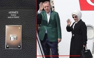 Tas Hermes Istri Erdogan Kontroversi Lepas Himbauan Boikot Produk Prancis