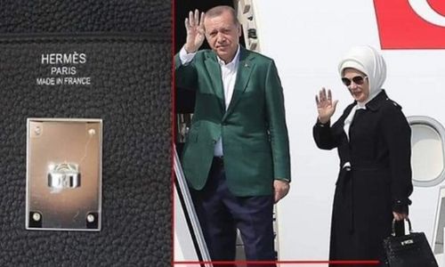 Tas Hermes Istri Erdogan Kontroversi Lepas Himbauan Boikot Produk Prancis