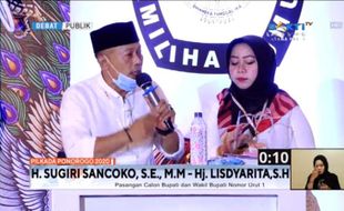 Panas! Sugiri Serang Ipong Soal Penanganan Covid-19 Di Debat II Pilkada Ponorogo