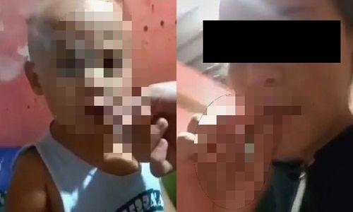 Ibu Ini Jadi Buronan Setelah Minta Anak Balitanya Isap Ganja