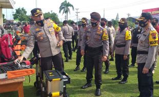 Polres Klaten Gencarkan Razia Penambangan dan Angkutan Galian C di Lereng Merapi