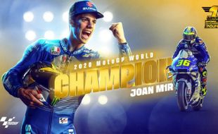 Selamat! Pembalap Suzuki Joan Mir Juara Dunia MotoGP 2020