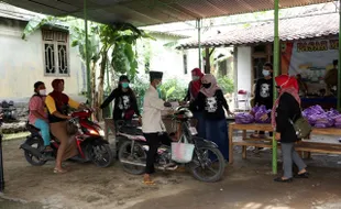 Pasar Murah Drive Thru di Sragen, Sembako Rp100.000 Dijual Rp10.000