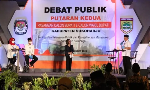 Debat Pilkada Sukoharjo : Wiwaha Soroti Sukoharjo Belum Punya GOR, Ini Faktanya