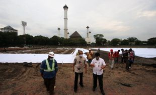 Demi Piala Dunia U-20, Renovasi Stadion Sriwedari Solo Dikebut 24 Jam