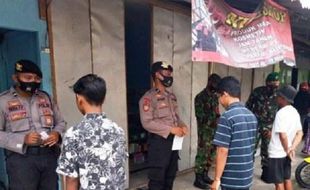 Di Sragen, Aparat Tak Bosan Adang Warga Tanpa Masker