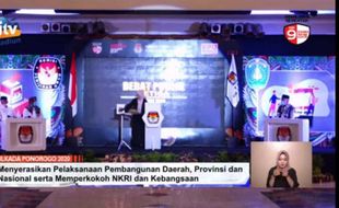 Cabup Petahana Ponorogo Tak Hadiri Debat Publik Ketiga, Ada Apa?