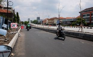 Sudah Finishing, Flyover Purwosari Belum Hijau