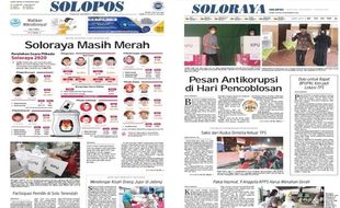 Solopos Hari Ini: Soloraya Masih Merah