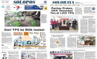 Solopos Hari Ini: Dari TPS ke Bilik Isolasi