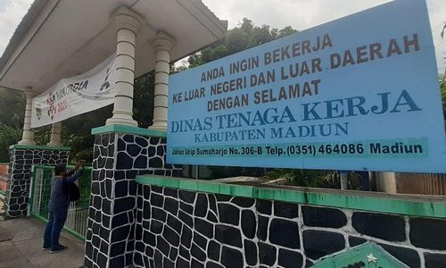 10 Pegawai Terpapar Covid-19, Kantor Disnaker Madiun Ditutup Sementara