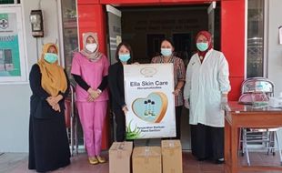 Ella Skin Care Salurkan 8.736 Hand Sanitizer ke 26 Rumah Sakit