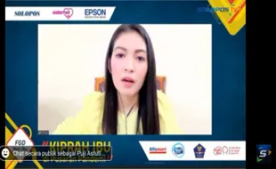 Ikut FGD Virtual Solopos, Selvi Ananda Istri Gibran Berbagi Tips Asyik di Rumah Saja