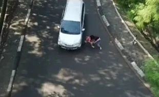 Viral Adegan Stuntman Sinetron Ikatan Cinta RCTI Nyaris Diserempet Mobil