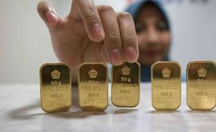 Cenderung Turun, Cek Harga Emas Produk Antam Hari Ini