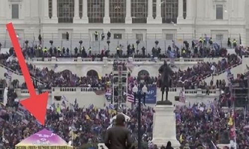 Mirip Indonesia, Ada Penjual Ayam Goreng Saat Demo Rusuh di Capitol Amerika