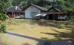 Ratusan Rumah di 2 Kecamatan di Wonogiri Terendam Banjir