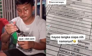 Unik, Semua Anak di Keluarga Ini Nama Belakangnya Dot Com