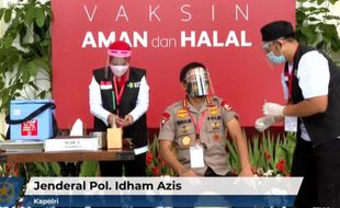 Ikuti Vaksinasi Covid-19 Perdana Bareng Jokowi, Begini Harapan Panglima TNI dan Kapolri