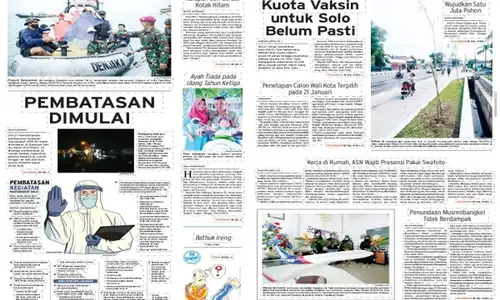 Koran Solopos Hari Ini: Pembatasan Dimulai