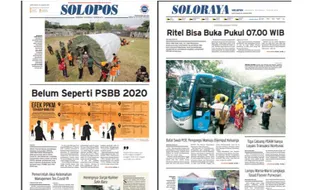 Solopos Hari Ini : Belum Seperti PSBB 2020