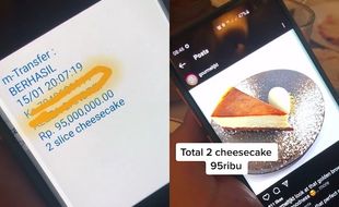 Salah Transfer, Wanita Ini Bayar Rp95 juta untuk 2 Potong Cheese Cake