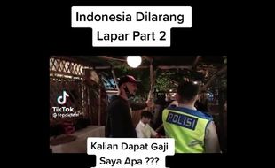 Viral Indonesia Dilarang Lapar: Pemilik Kafe Adu Mulut dengan Oknum Polisi