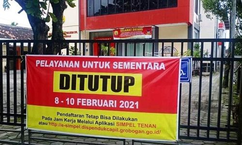 Dispendukcapil Grobogan Tutup, Ternyata Ini Penyebabnya