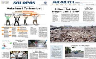 Solopos Hari Ini: Vaksinasi Terhambat