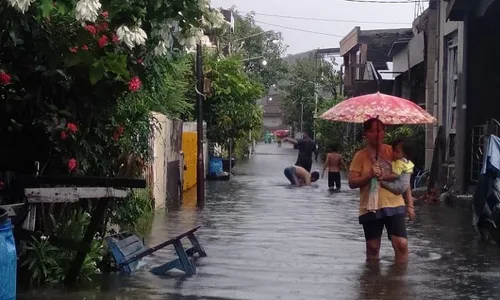 Banjir di Semarang Belum Surut, 18.186 Keluarga Masih Terdampak