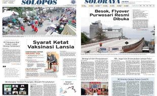 Solopos Hari Ini: Syarat Ketat Vaksinasi Lansia